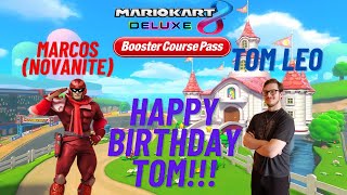 Mario Kart 8 Deluxe Online Races Part 76: Mega Collab FT. Tom Leo and friends! HBD Tom!!! screenshot 2