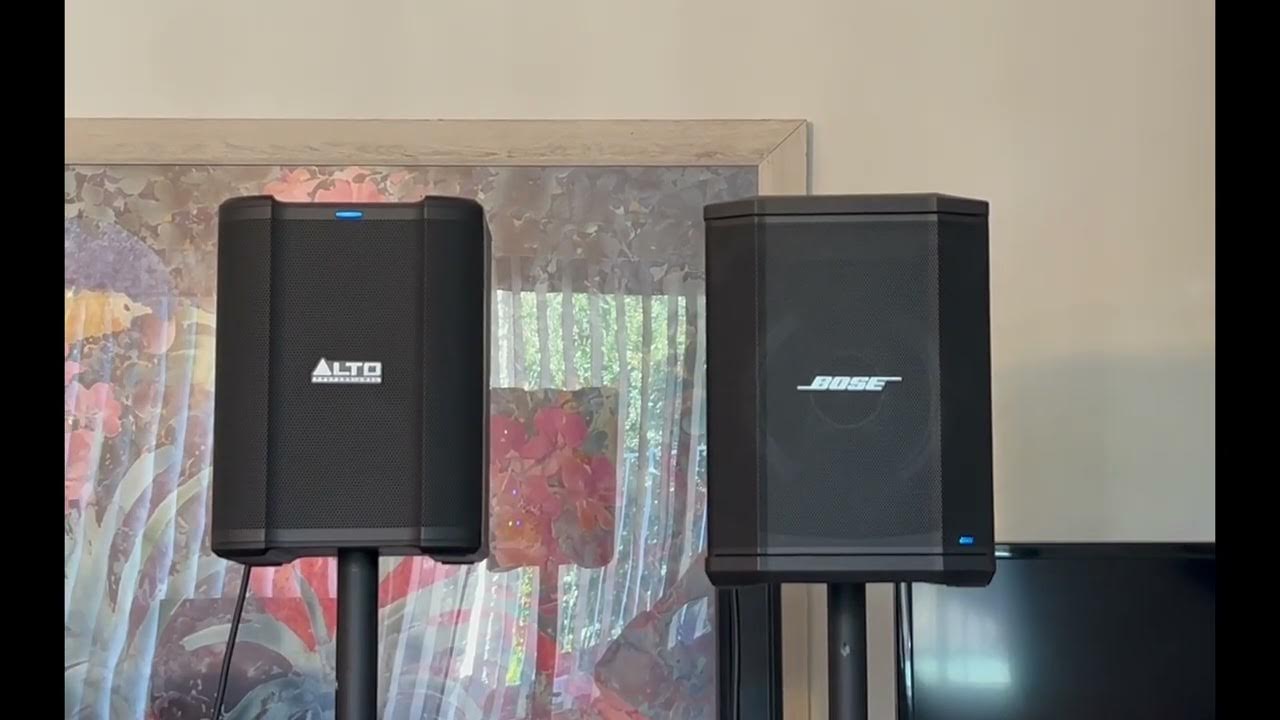 Part 3 Sound Test A/B Demonstration, Bose S1Pro compared to Alto Busker