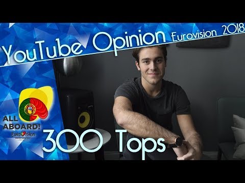 Eurovision 2018: 300 YouTube Tops