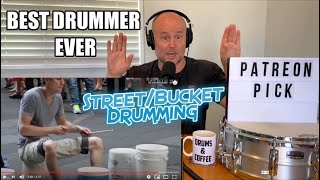 Drum Teacher Reacts: 'BEST DRUMMER EVER' | Street/Bucket Drumming! (2020 Reaction)