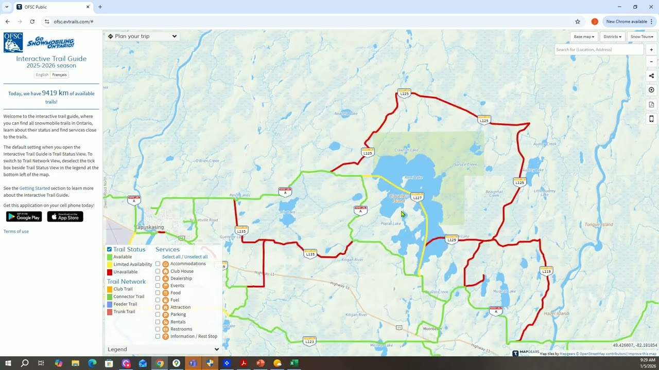 MBV Weekly Update 1 Jan 05 2026 - TRAILS ARE GOING GREEN, ICE IS SAFE, SPLAKE ARE BITING!!