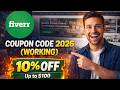 Fiverr Coupon Code 2026 (Working): 10% OFF Up to $100