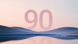 90-Second Minimal Timer | Serene Lakeview Countdown for Mindful Breaks #timer #countdown #90seconds