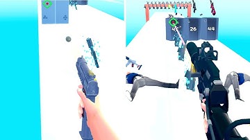 Gun Run 3D All Android IOS Levels walkthrough Gameplay lvl 2-3