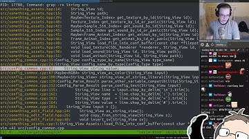 Tsoding on Twitch | Custom TUI Framework in Rust | cm development Ep. N+1