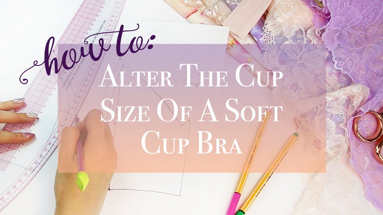 How to make bra cups smaller/ reduce bra cup size/ Alter size the