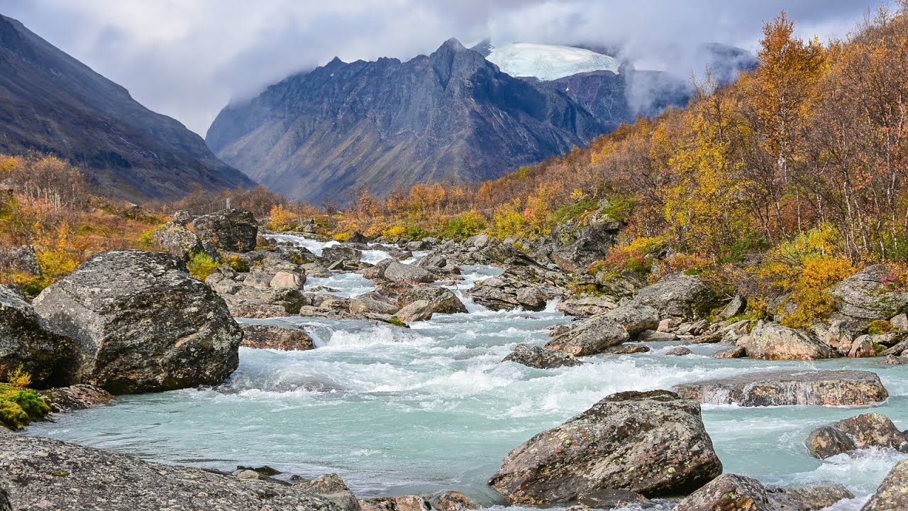 Sweden 2023-09-12: Packrafting Vistasjohka 1/2 (Vistasstugan - Lisas stuga)