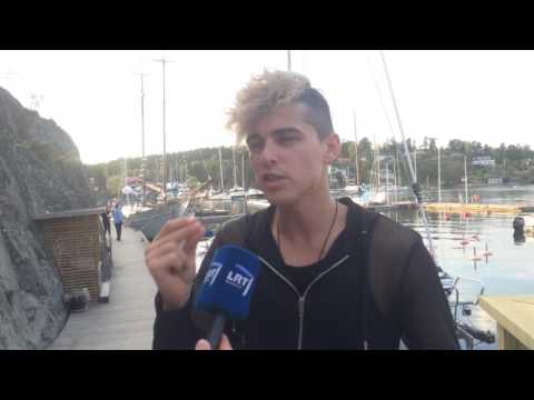 Eurovizija 2016 | D. Montvydas susitiko su Å vedijos lietuviais