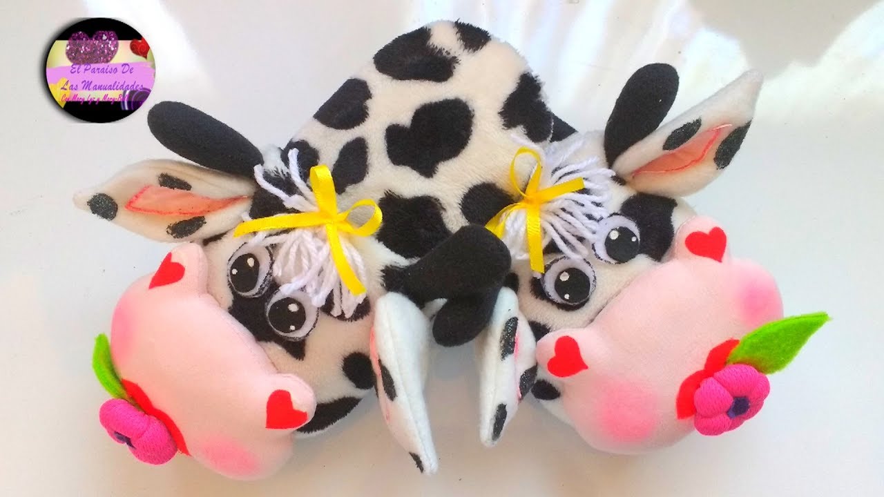 Babuchas o pantuflas de vaquita en tela paso a paso (Moldes Gratis) | Galería de Creatividad