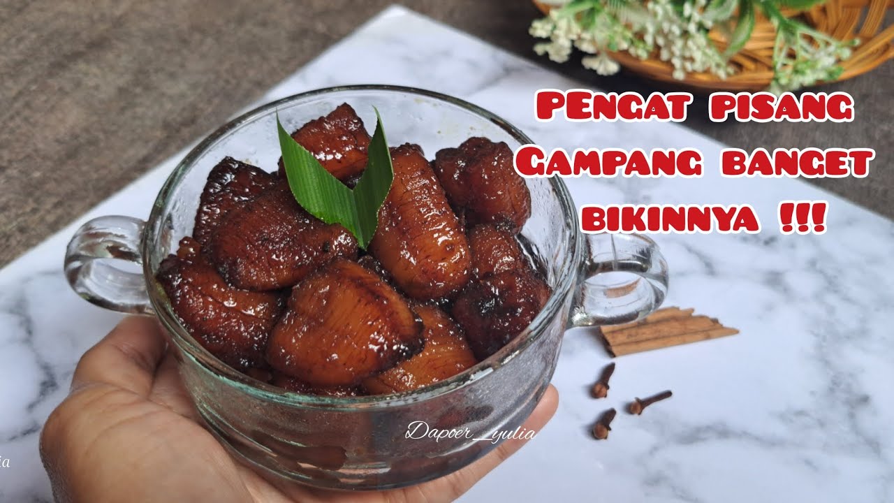 PUNYA PISANG KEPOK DIRUMAH, MENDING BIKIN INI AJA || BIKINNYA SANGAT MUDAH ||PENGAT PISANG PALEMBANG