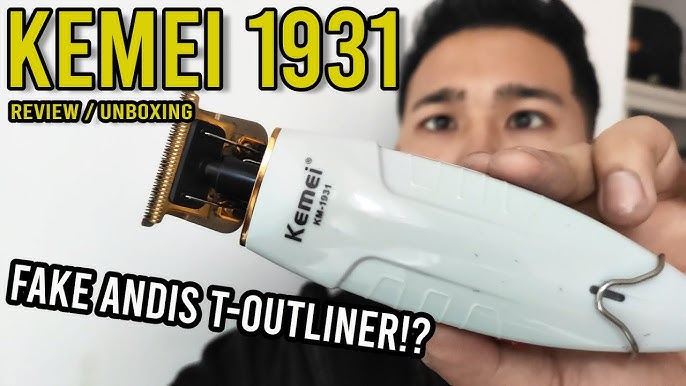 Kemei KM-1931 Trimmer Review!  Andis T-Outliner Replica!?!? 