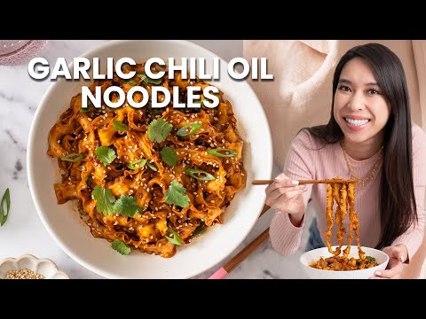 Chili Oil Cilantro Noodles
