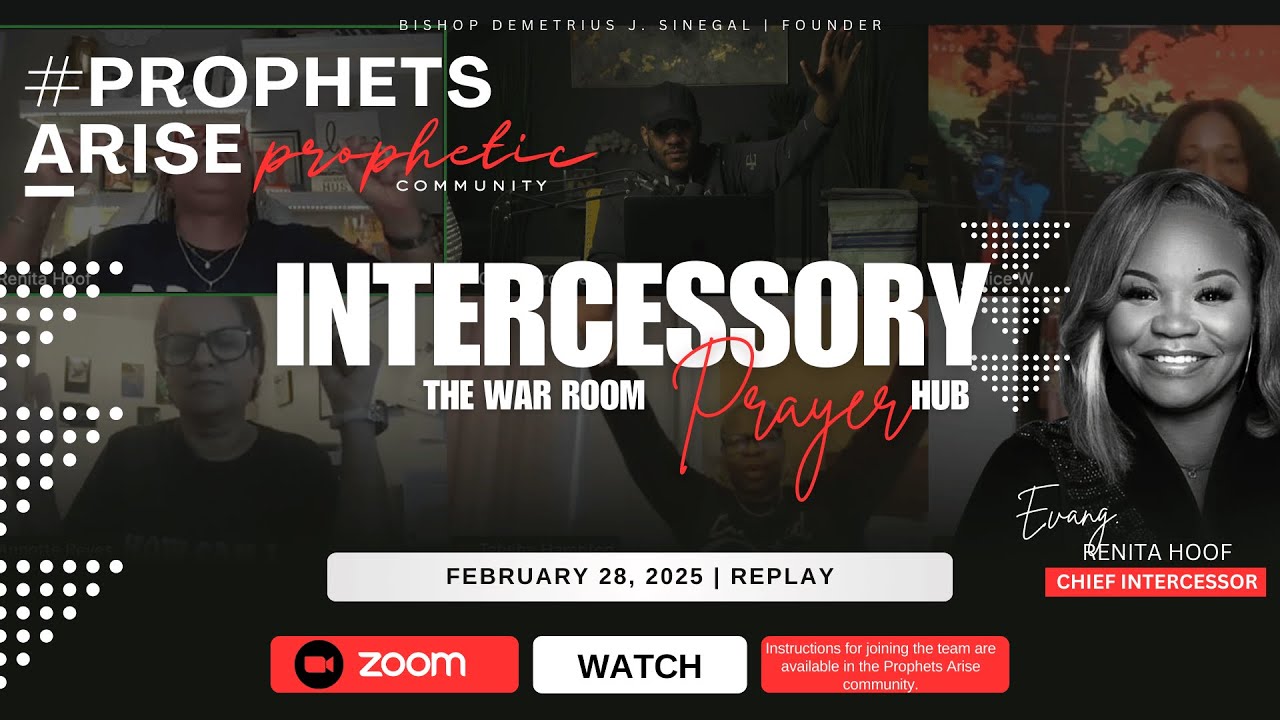 #ProphetsArise | The War Room | How to Intercede Corporately | Feb. 28, 2025