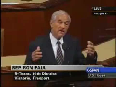 Ron Paul on CSPAN (01 - 22 - 2010) - USA is Bankrupt,Quit Buying Bombs or We're Done
