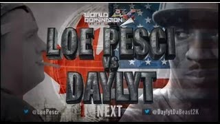 KOTD - Rap Battle - Loe Pesci vs Daylyt | #WD4