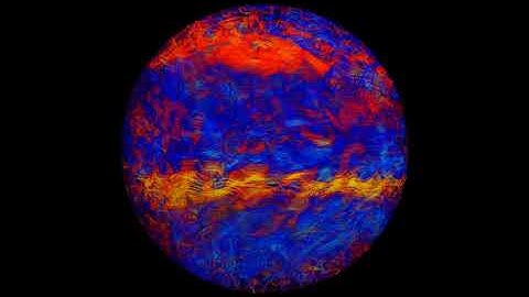 Magnetic fields in a simulation of a rapidly rotating young Sun