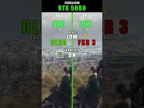 FRAME GEN | DLSS Q vs FSR 3 Q | LOW | Verdansk 2025 - RTX 5080 - 1440p PC - Benchmark #rtx5080