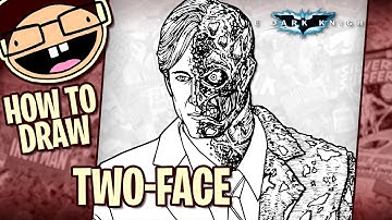 How to Draw TWO-FACE (The Dark Knight) | Narrated Easy Step-by-Step Tutorial