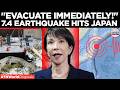 JAPAN ALARM: PM Takaichi Orders Evacuation as 7.4 Quake Triggers 3 meters Tsunami Waves
