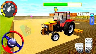 Real Farm Tractor Driving 3D || Harvester Tractor Simulator 2024 || iOS, Android gameplay screenshot 2