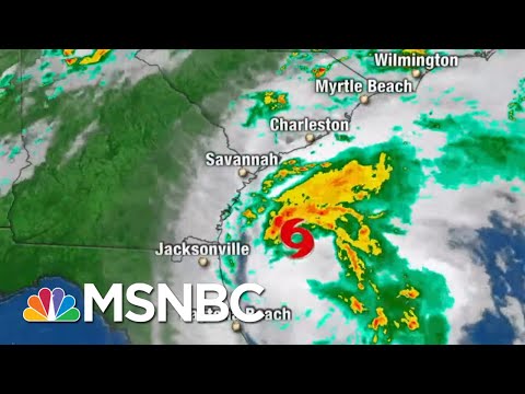 Tropical Storm Isaias Heads North As It Churns Off Florida's Coast | Andrea Mitchell | MSNBC
