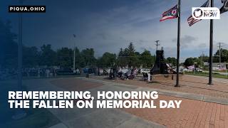 Pleasant skies draw crowd to Piqua Memorial Day parade, ceremony honoring the fallen