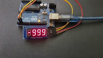 TM1637 4-Digit 7-Segment Display with Arduino | Demo