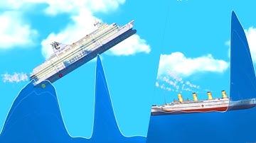 Sinking Ships Against Tsunami Waves - Floating Sandbox