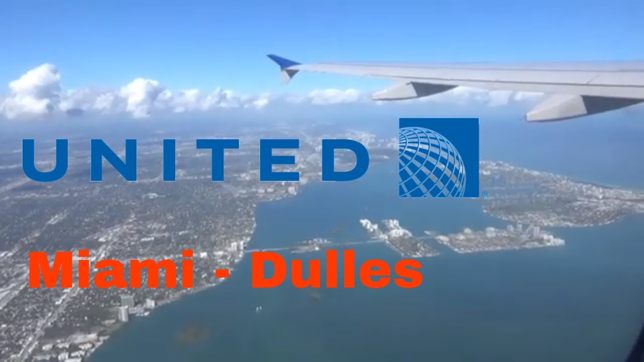  TRIPREPORT United Airlines A320 Miami to Washington DC (Dulles