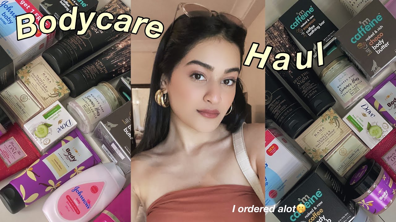 *HUGE* Bodycare Haul ! bodyscrubs, bar soaps, shower creams, body washes and much more | Nishkabhura