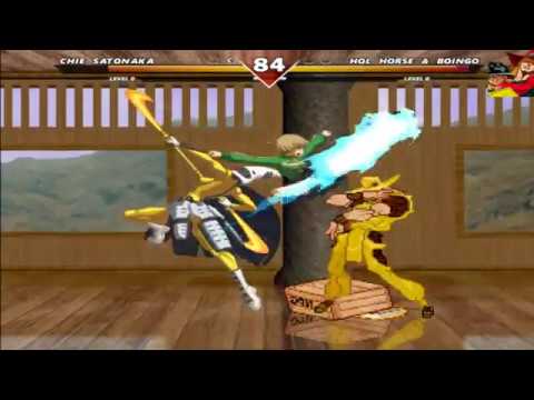 Mattwo's Random MUGEN - Chie beats the entire horse