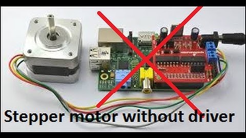 HACKED: Stepper motor without driver!