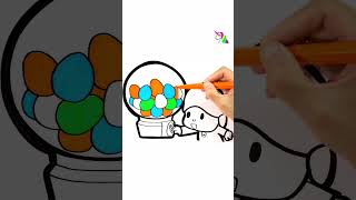 Pocoyo Play A Game With Ball Drawing And Coloring
