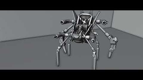 Livestream on Twitch Mixed Reality Adobe Medium sketch into Blender 3D Art Oculus Rift Spider Mech