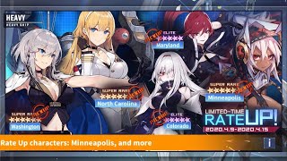 Azur Lane - 30 Wisdom Cubes on Rate Up Character: Minneapolis, and more