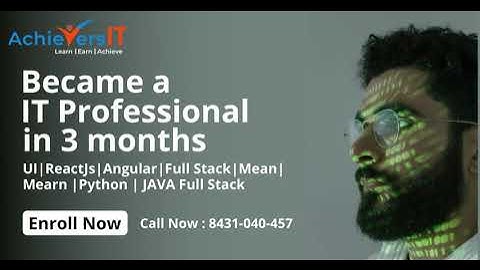 AchieversIT Top Rated Training Institute from Bangalore