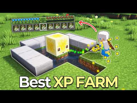 ⛏️ Minecraft :: The Easiest XP Farm for Java 26.2 / BEDROCK 23.3 🗡️ [마인크래프트 자바,베드락 초간단 경험치팜 만들기]
