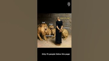 Discipline is the Lion Tamer of Life | Conquer Laziness, Anger & Overthinking 💪 #motivation #success