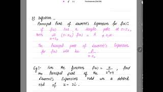 Laurent's Theorem Assignment 6 [Concept of  Poles , Singularity , Residue] Profile