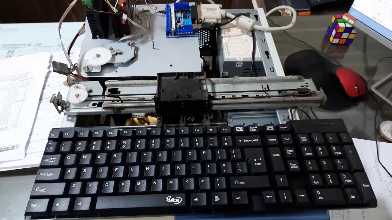 Jogging Stepper Motors with a Keyboard in #LinuxCNC - YouTube