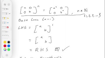 Introduction to Proof by Induction: Powers of Matrices