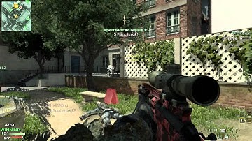 MW3 One sniper bullet, 3 kills.