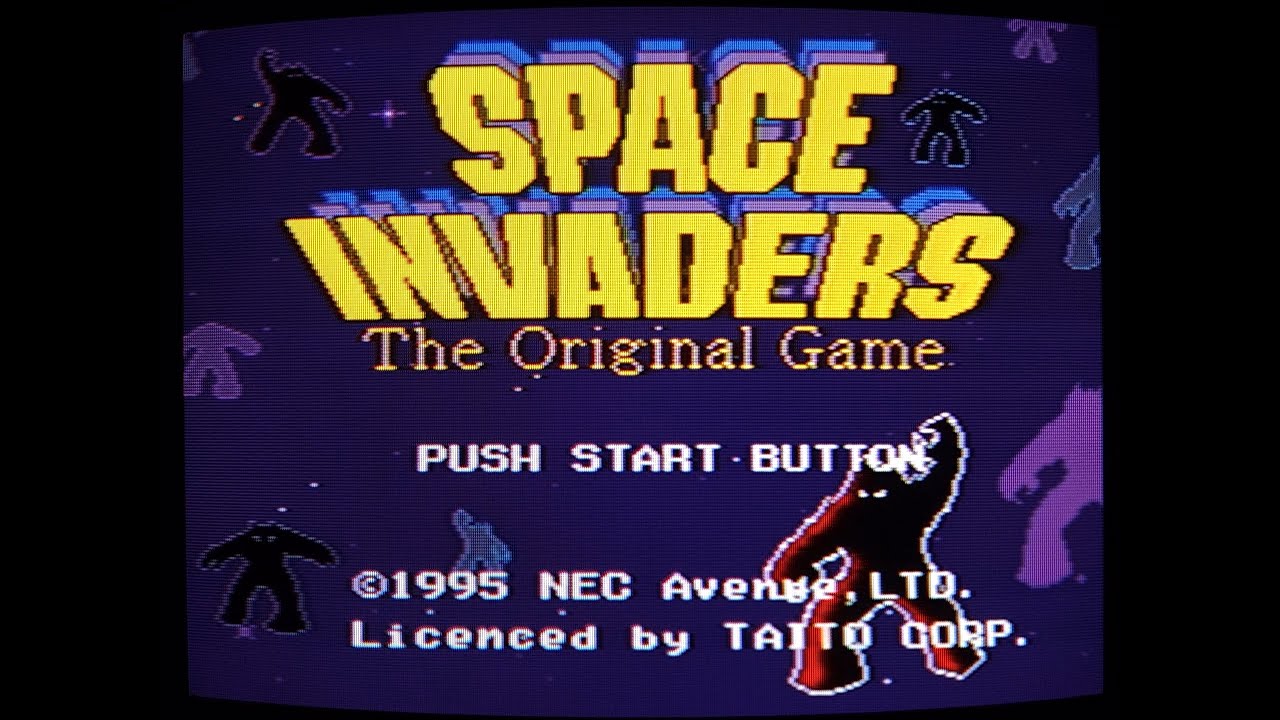 PCE CD】Space Invaders: The Original Game | スペース