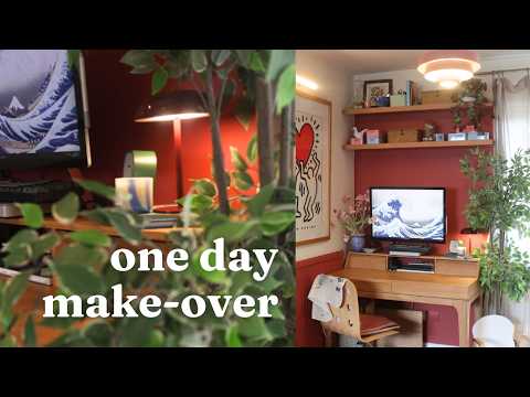 5 Hours and £100 to Transform my Home Office · Artist Studio Makeover on a Budget