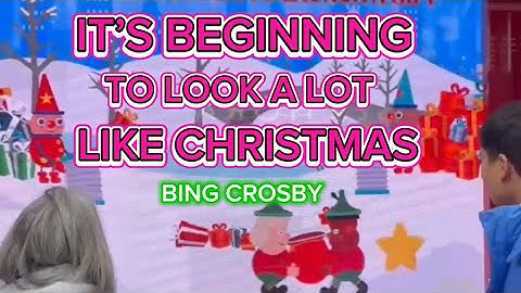 Bing Crosby- It’s Beginning To Look A Lot Like Christmas ( Video-Lyrics )