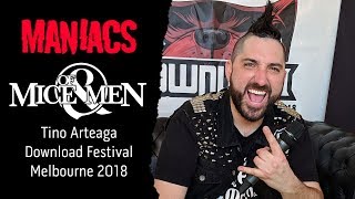 Of Mice &amp; Men&#39;s Tino Arteaga at Download Festival Melbourne 2018.