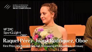 🌟𝗪𝗙𝗜𝗠𝗖 𝗦𝗽𝗼𝘁𝗹𝗶𝗴𝗵𝘁 𝟮𝟬𝟮𝟰 Raquel Pérez-Juana Rodríguez, Oboe