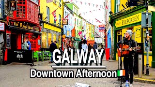Downtown Galway Afternoon Walk | Ireland 🇮🇪| 5k 60 | City Center Walk