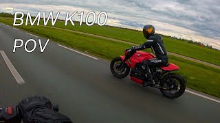 BMW K100 Ride POV - Pure Sound NO DB-KILLER