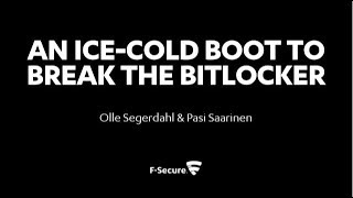 BlueHat v18 || An Ice Cold boot to break bitlocker